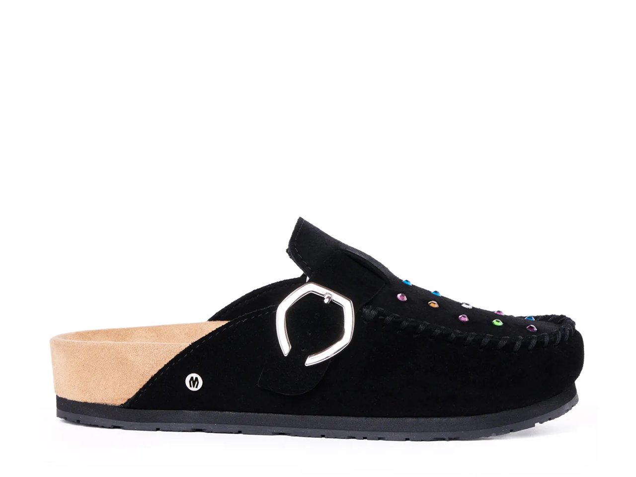 Rhinestone Buckle Clog