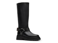 Everest Moto Boot Black Leather view