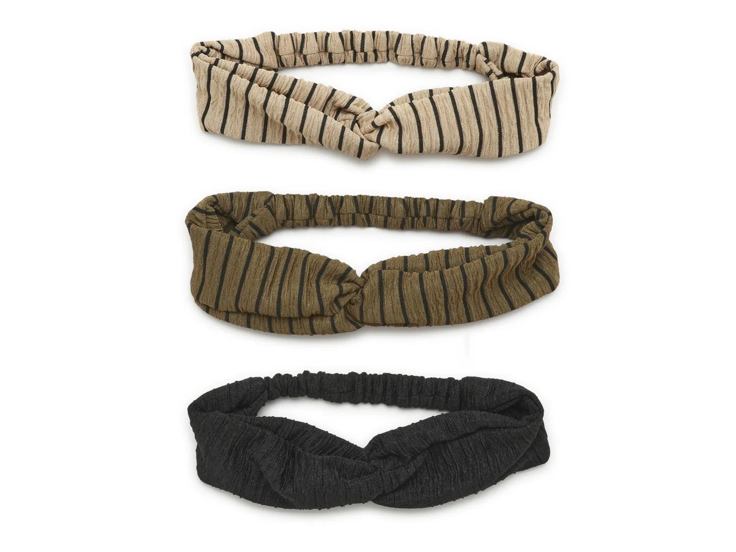 Kelly & Katie Striped Headband Set 3 Pack | Women's | Multicolor | Size One Size | Hair Accessories