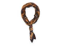 Pleated Leopard Print Scarf Multicolor Leopard Print view