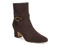 Fayola Bootie Dark Brown Suede view