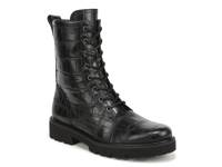 Safira Bootie Black Croc Print Leather view