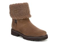 Sahana Foldover Bootie Light Brown Suede view