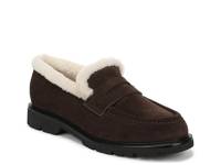 Siena Shearling Penny Loafer - Women's Cocoa Suede view
