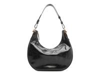 Cora Leather Hobo Bag Black Leather view