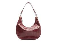 Cora Leather Hobo Bag Ruby Leather view