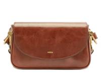 Cora Leather Crossbody Brown view