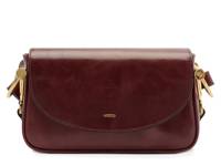 Cora Leather Crossbody Ruby view