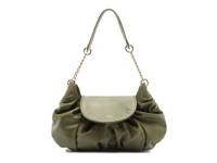 Molly Leather Shoulder Bag Military Green view