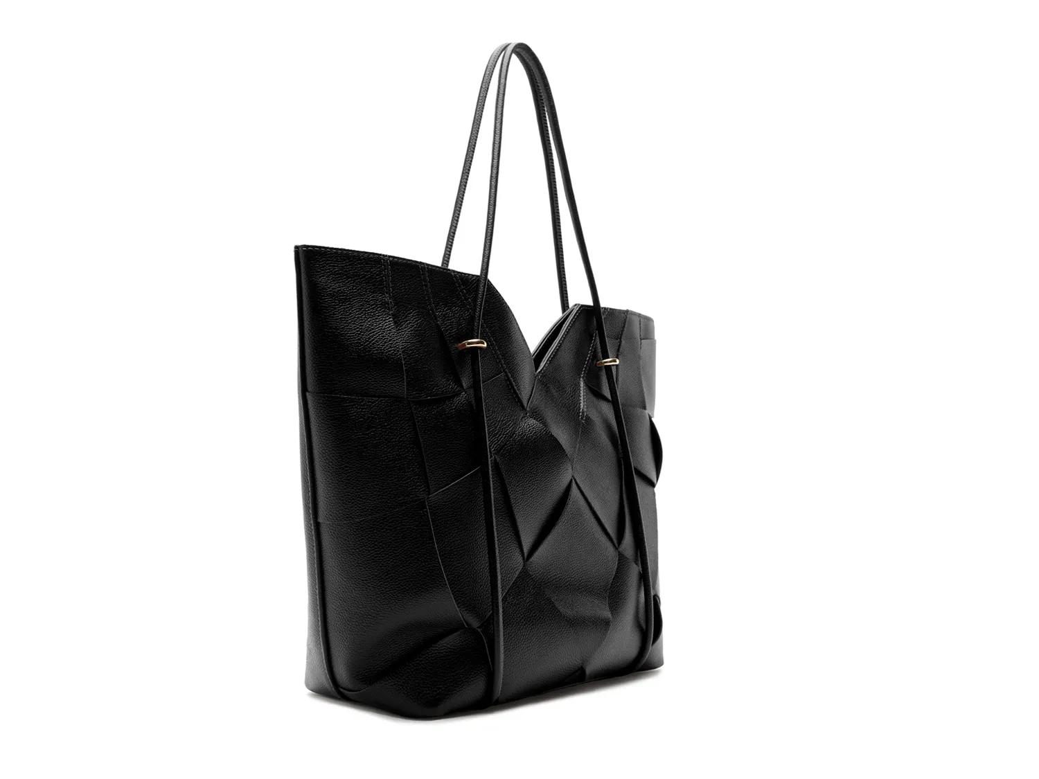 Sarah Leather Shopping Tote