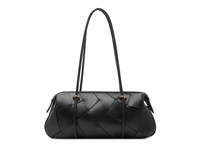 Sarah Leather Shoulder Bag Black view