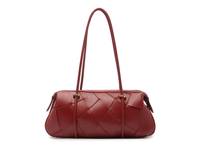 Sarah Leather Shoulder Bag Red view