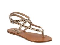 Tahirah Sandal Cheetah Print view