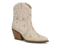 Dalena Western Bootie Bone White view