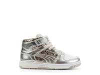 Rebound Layup High-Top Sneaker - Kids' Silver view