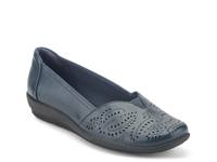 Anika Wedge Slip-On Dark Blue view