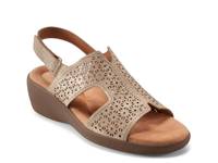 Kali Wedge Sandal Gold Metallic view