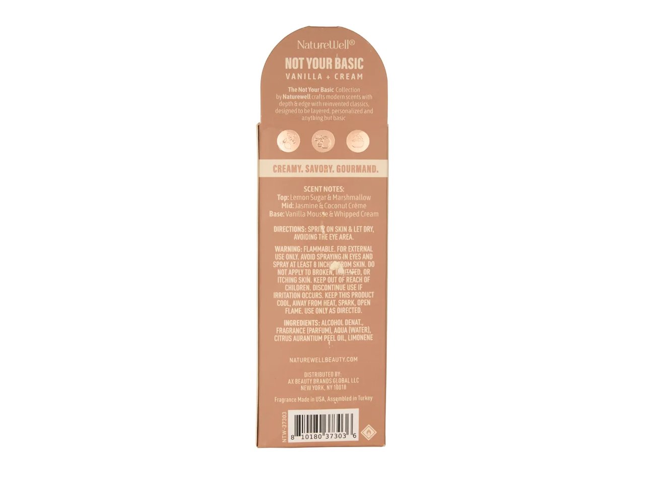 Not Your Basic Mini EDP Vanilla + Cream Fragrance Mist