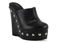 Riala Wedge Mule Black view
