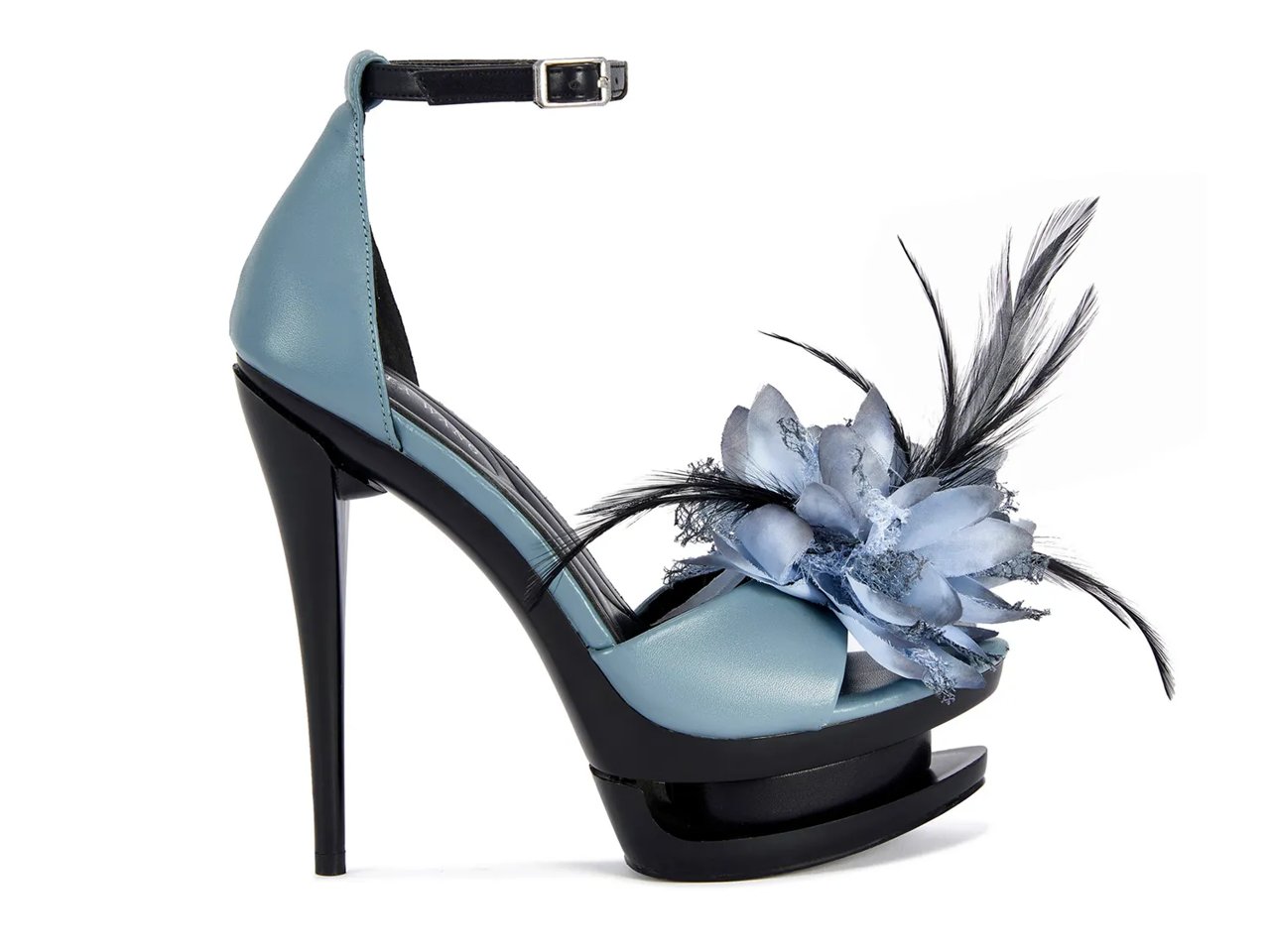 Velvetine Platform Sandal
