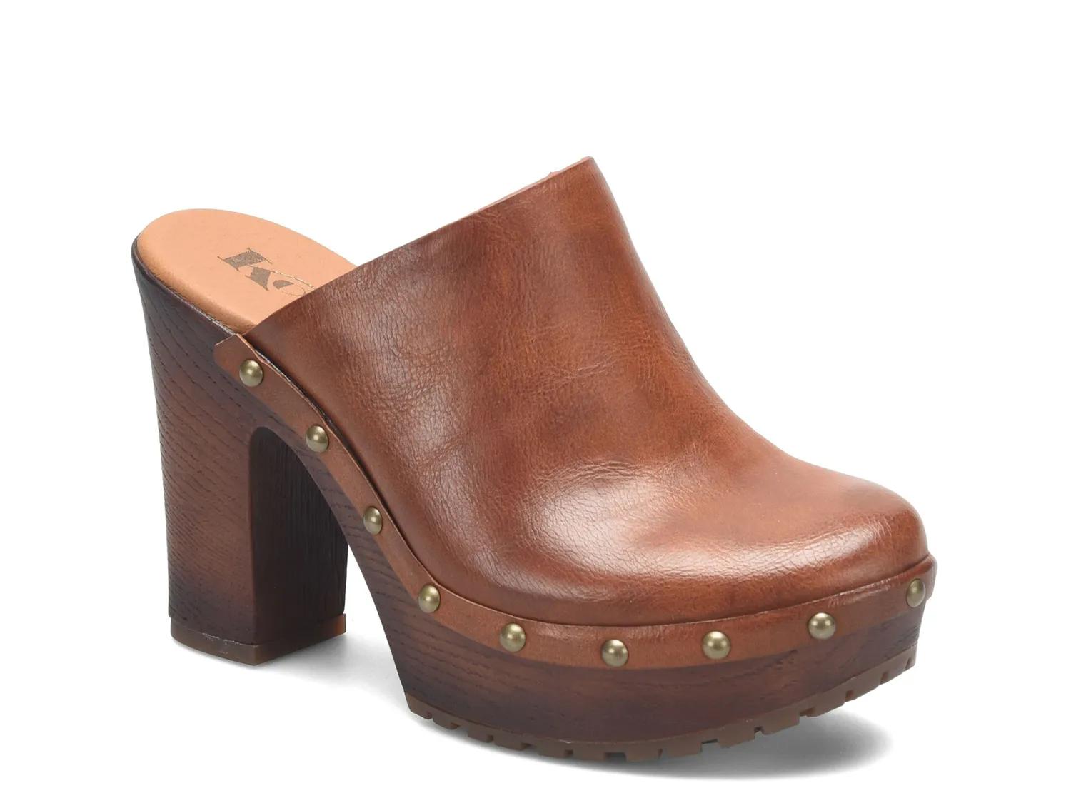 Korks Auburn Platform Clog | Women's | Light Brown | Size 6 | Clogs | Platform