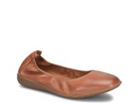 Felicity Flat Brown Leather view