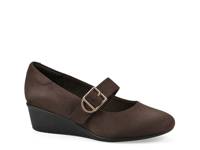 Bolford Mary Jane Wedge Pump Dark Brown view