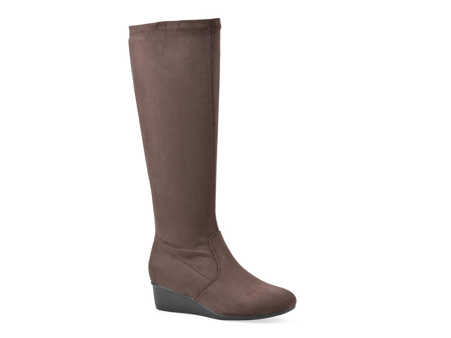 Cliffs By White Mountain Bolmont Wedge Boot In Dark Brown
