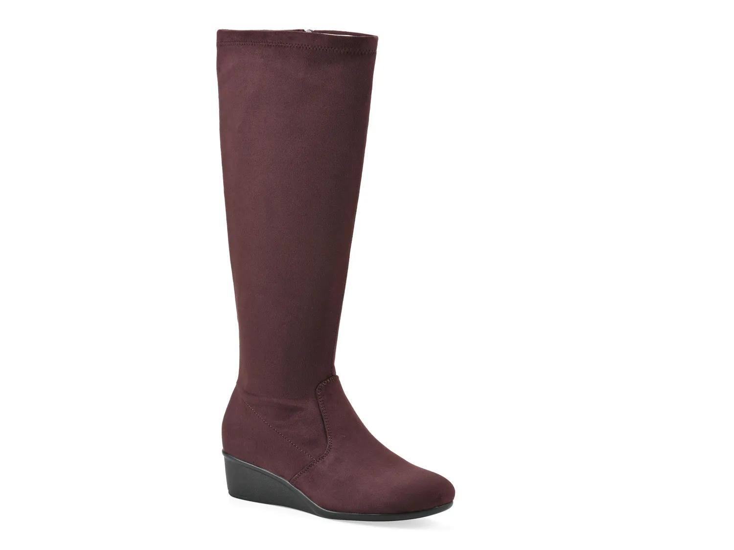 Cliffs By White Mountain Bolmont Wedge Boot In Burgundy