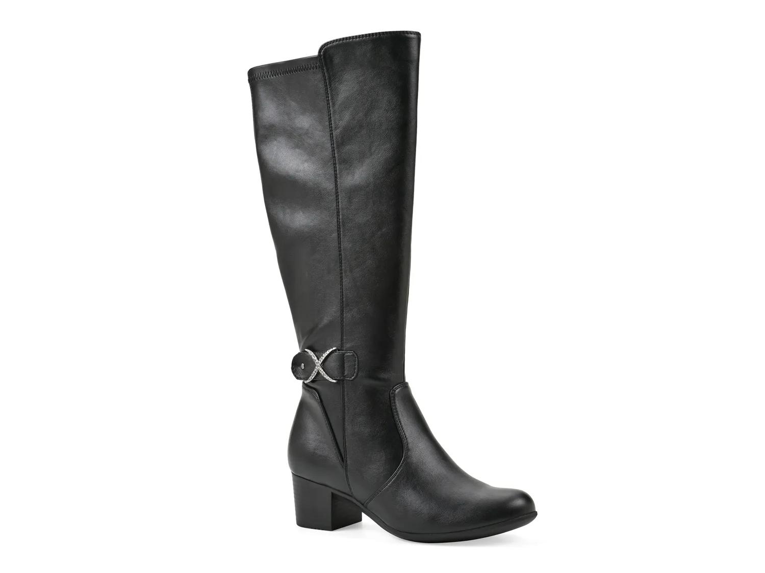 Cliffs By White Mountain Trinidy Riding Boot In Black