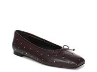 Darla Flat Dark Brown Leather view