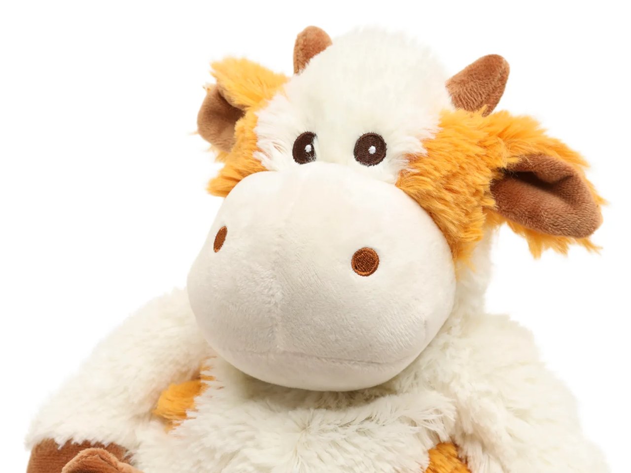 Pumpkin Spice Cow Warming Stuffed Animal