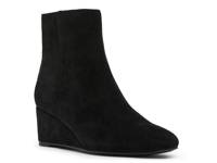 Blthe Waterproof Wedge Bootie Black Suede view
