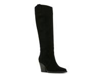 Opal Waterproof Western Boot Black Suede view