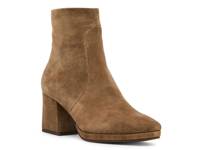 Shyna Waterproof Platform Bootie Taupe Suede view