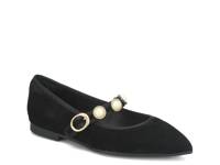 Mallory Mary Jane Flat Black view