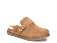 Angela Clog Brandy Suede view