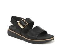 Posie Wedge Sandal Black/Gold view