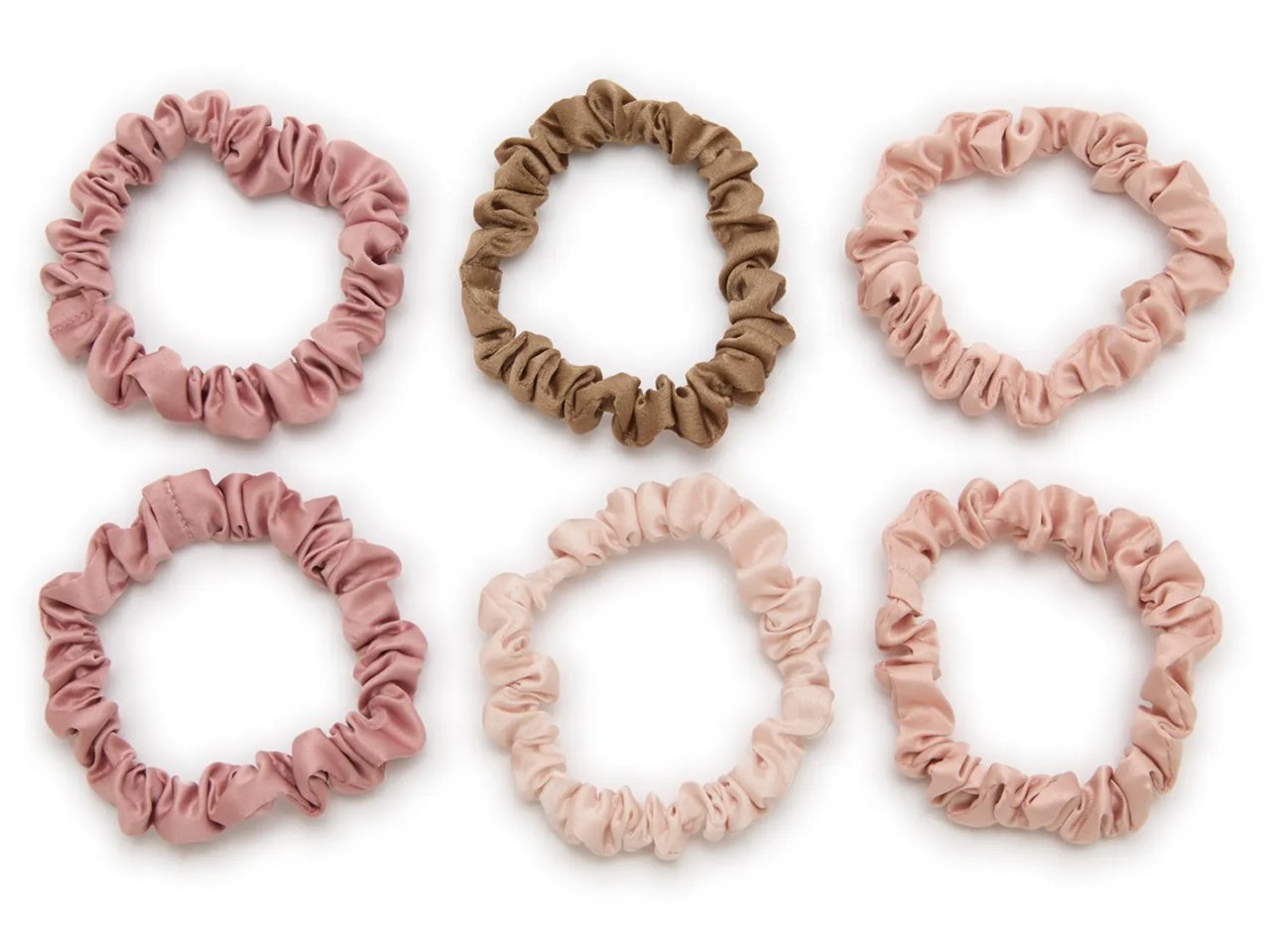 Satin Scrunchie Set - 6 ct.