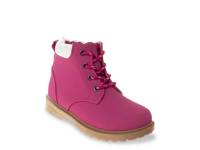 Lace-Up Boot - Kids Fuchsia view