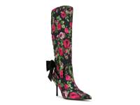 Vespar Boot Black/Multicolor Floral view