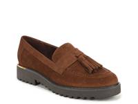 Carolynn Platform Loafer Brown Fabric view