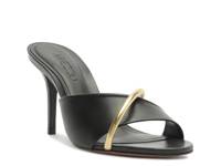 Margaret Sandal Black/Gold Leather view