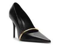 Margaret Pump Black/Gold Leather view