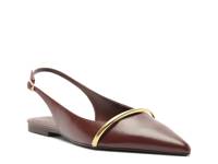 Margaret Flat Ruby Leather view