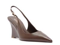 Rowen Wedge Pump Cocoa Leather view