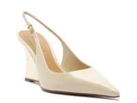 Rowen Wedge Pump Off White Leather view