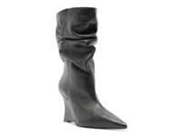 Cara Wedge Bootie Black Leather view
