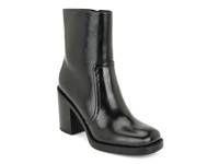 Boston Platform Bootie Black Synthetic view