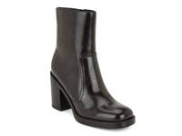 Boston Platform Bootie Dark Brown Synthetic view